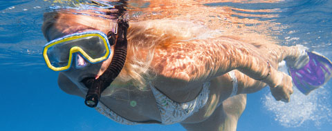 Snorkelutrustning